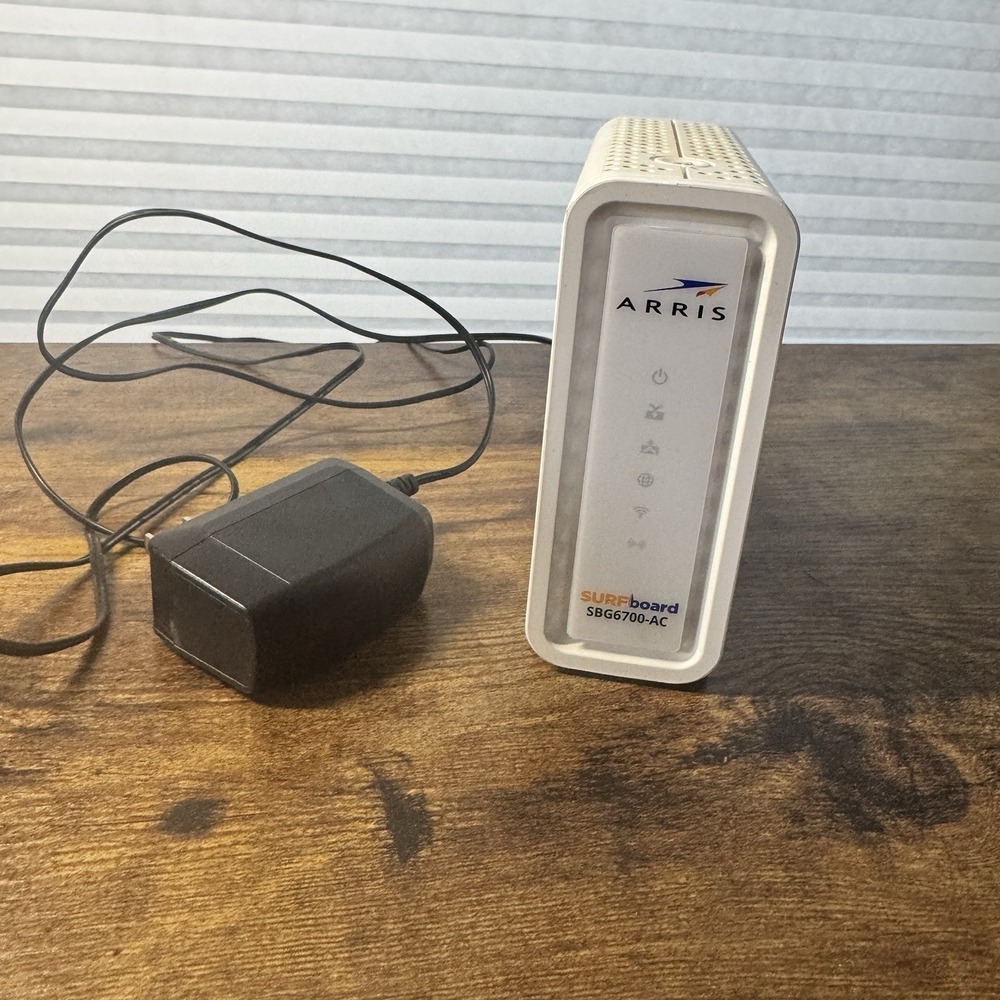 Arris SURFboard SBG6700-AC DOCSIS 3.0 Cable Modem & AC‎ Wi-Fi Router WORKS